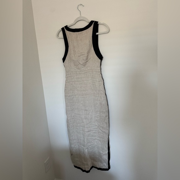 DISSH NWT ZURI NATURAL LINEN MAXI DRESS - Picture 8 of 9